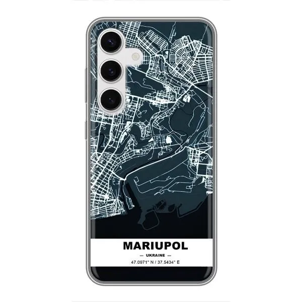 Чехол с принтом «Мариуполь» для Samsung Galaxy S24