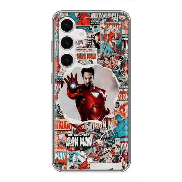 Чехол с принтом «Айронмен» для Samsung Galaxy S24 Чехол с принтом «Айронмен» для Samsung Galaxy S24