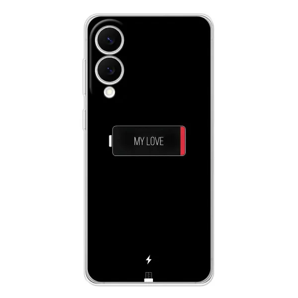 Чехол с принтом «Love battery» для Samsung Galaxy S25 Edge