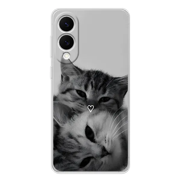 Чехол с принтом «Пара котов» для Samsung Galaxy S25 Edge Чехол с принтом «Пара котов» для Samsung Galaxy S25 Edge