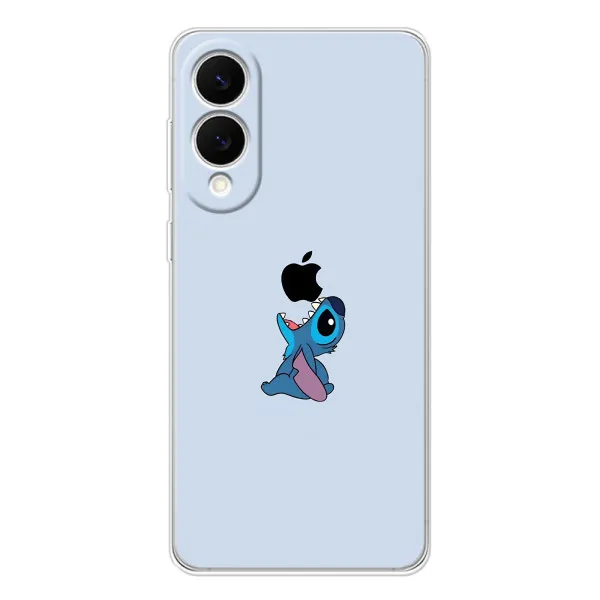 Чехол с принтом «Stitch apple» для Samsung Galaxy S25 Edge