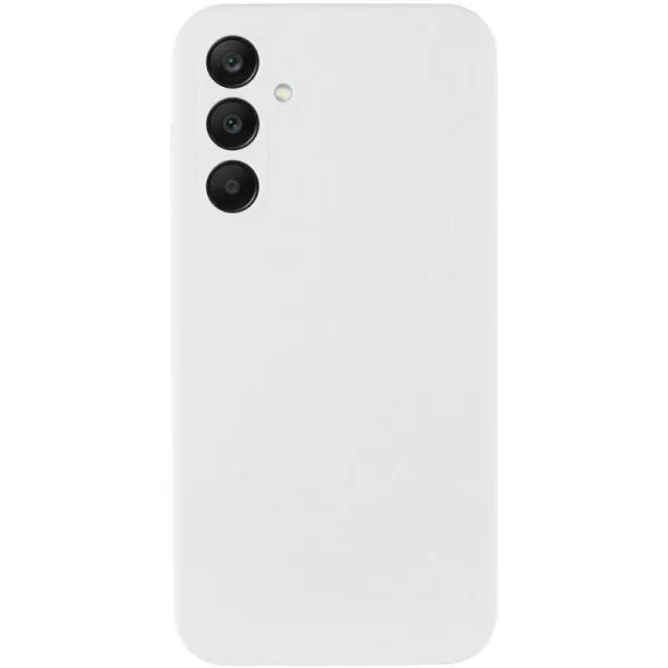 Чехол Silicone Cover Lakshmi Full Camera (AAA) для Samsung Galaxy S25 FE — Белый