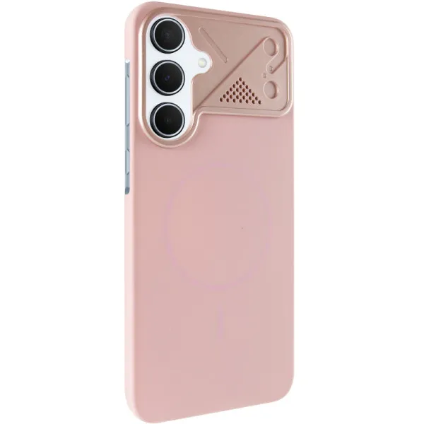 Чехол PC Synq with Magnetic Fit для Samsung Galaxy S25 FE — Розовый — фото 1 Чехол PC Synq with Magnetic Fit для Samsung Galaxy S25 FE — Розовый — фото 1
