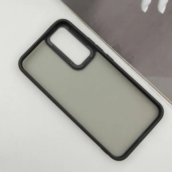 Чохол TPU+PC Lyon Frosted для Samsung Galaxy S25 FE — Чорний — фото 3