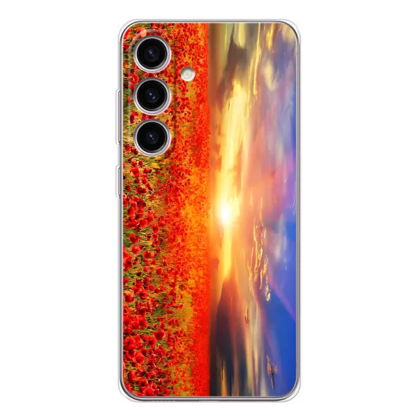 Чехол с принтом «Поле тюльпанов» для Samsung Galaxy S25 FE