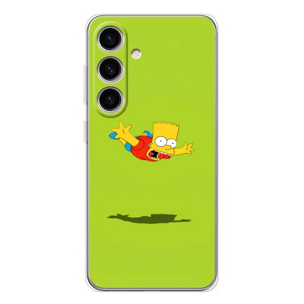 Чехол с принтом «Барт Симпсон» для Samsung Galaxy S25 FE