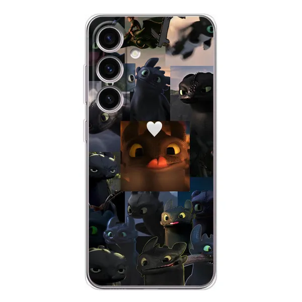 Чехол с принтом «Дракон коллаж» для Samsung Galaxy S25 FE
