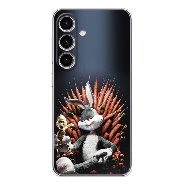 Чехол с принтом «Король Кролик» для Samsung Galaxy S25 FE