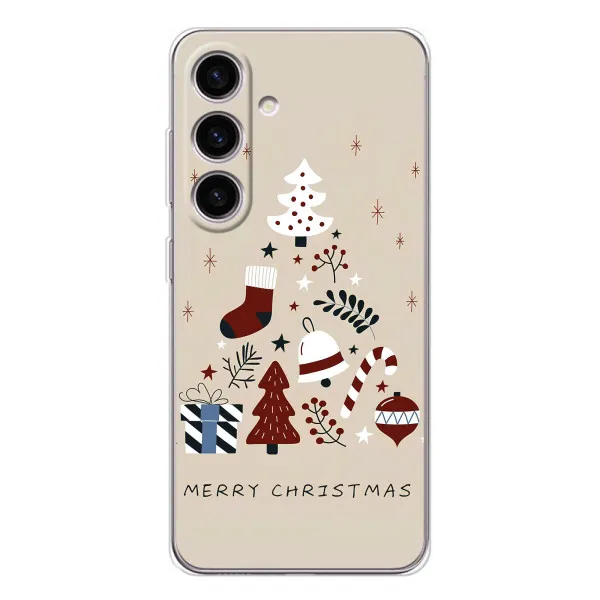 Чехол с принтом «Merry Christmas» для Samsung Galaxy S25 FE