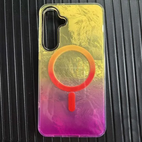 Чехол TPU Shiny Mountain Magnetic Fit для Samsung Galaxy S25+ — Желтый — фото 4 Чехол TPU Shiny Mountain Magnetic Fit для Samsung Galaxy S25+ — Желтый — фото 4