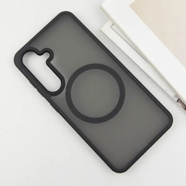 Чехол Ummi Colorful with Magnetic Fit для Samsung Galaxy S25+ — Черный — фото 3