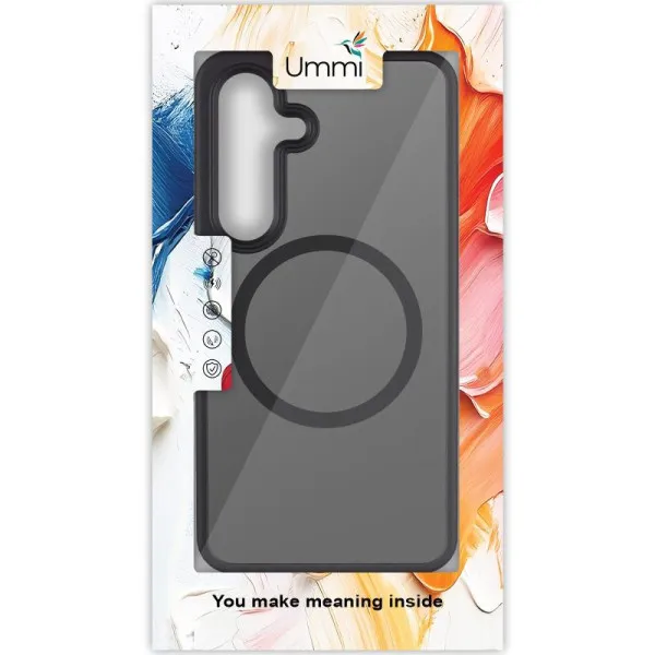 Чехол Ummi Colorful with Magnetic Fit для Samsung Galaxy S25+ — Черный — фото 4