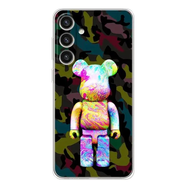 Чехол с принтом «Яркий Bearbrick» для Samsung Galaxy S25 Plus Чехол с принтом «Яркий Bearbrick» для Samsung Galaxy S25 Plus
