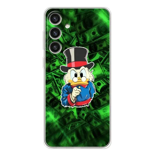 Чехол с принтом «Скрудж МакДак» для Samsung Galaxy S25 Plus
