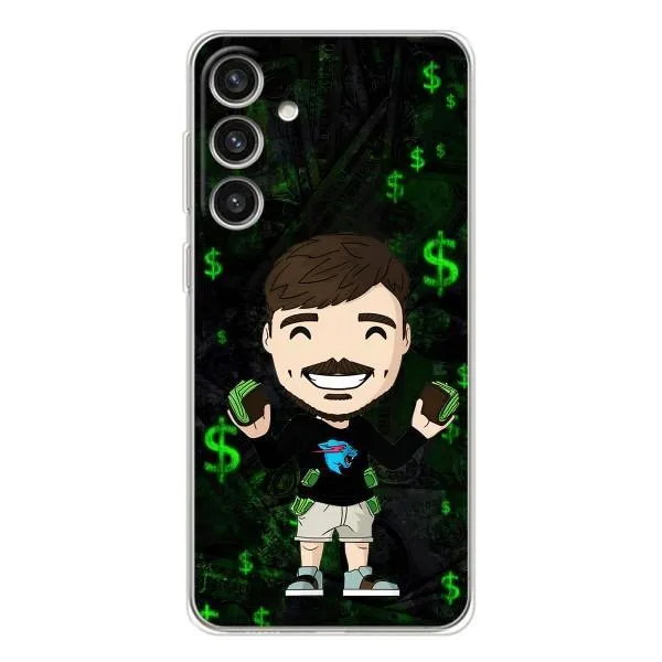 Чехол с принтом «Блогер Beast» для Samsung Galaxy S25 Plus