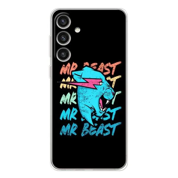 Чехол с принтом «logo Mr beast» для Samsung Galaxy S25 Plus