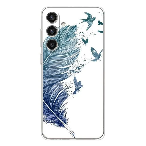 Чехол с принтом «Перышко» для Samsung Galaxy S25 Plus