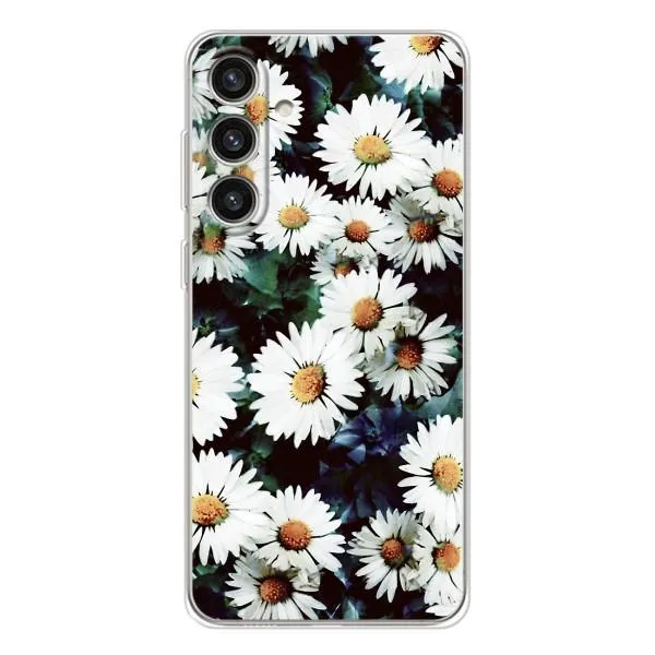 Чехол с принтом «Ромашки» для Samsung Galaxy S25 Plus