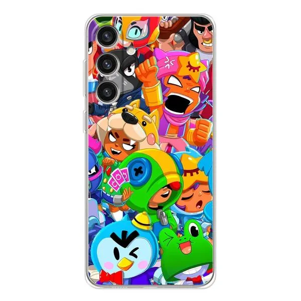 Чохол з принтом «Герої Бравл Старс» для Samsung Galaxy S25 Plus