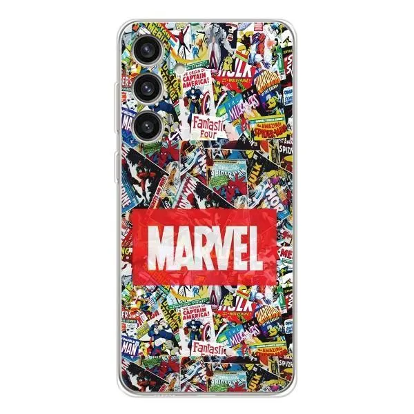 Чехол с принтом «Марвел комиксы» для Samsung Galaxy S25 Plus Чехол с принтом «Марвел комиксы» для Samsung Galaxy S25 Plus