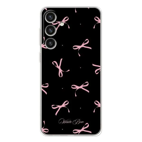 Чехол с принтом «Банты на черном» для Samsung Galaxy S25 Plus Чехол с принтом «Банты на черном» для Samsung Galaxy S25 Plus