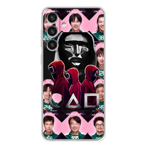 Чехол с принтом «Участники Игра кальмара» для Samsung Galaxy S25 Plus Чехол с принтом «Участники Игра кальмара» для Samsung Galaxy S25 Plus