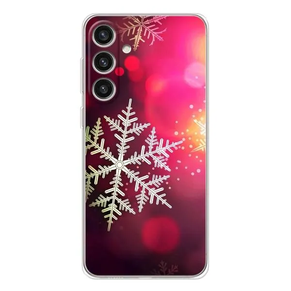 Чохол з принтом «Сніжинка» для Samsung Galaxy S25 Plus