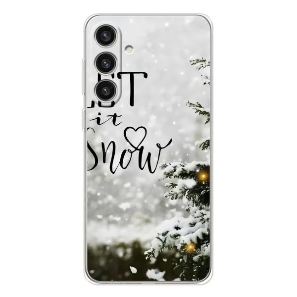 Чехол с принтом «Let it snow» для Samsung Galaxy S25 Plus