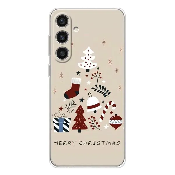 Чехол с принтом «Merry Christmas» для Samsung Galaxy S25 Plus