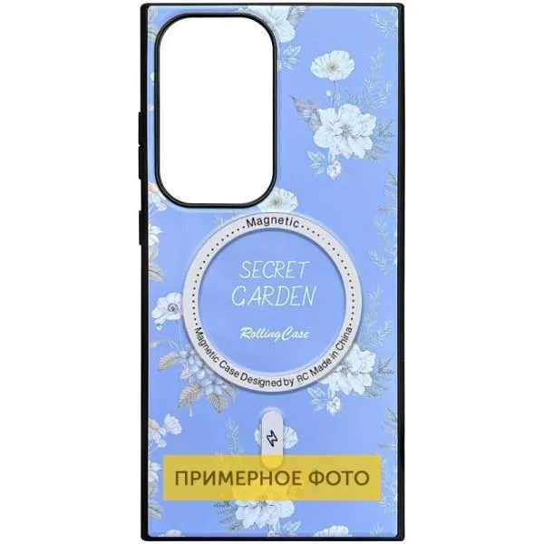 TPU+PC чохол Soft Secret Garden with MagFit для Samsung Galaxy S25 Ultra — Ліловий TPU+PC чохол Soft Secret Garden with MagFit для Samsung Galaxy S25 Ultra — Ліловий
