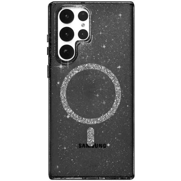 Чохол TPU Eclipse Sparkle Magnetic Fit для Samsung Galaxy S25 Ultra — Чорний Чохол TPU Eclipse Sparkle Magnetic Fit для Samsung Galaxy S25 Ultra — Чорний