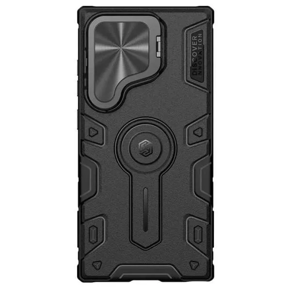 TPU+PC чехол Nillkin CamShield Armor Prop для Samsung Galaxy S25 Ultra — Черный — фото 1