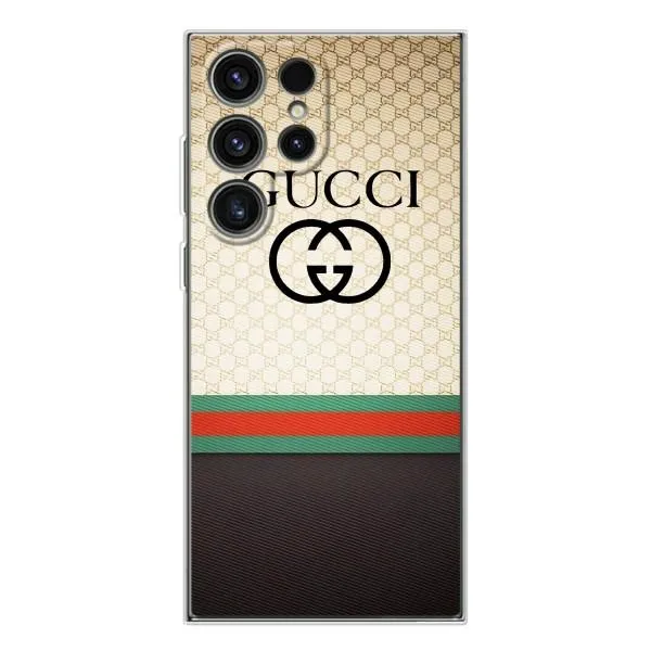 Чехол с принтом «GUCCI стиль» для Samsung Galaxy S25 Ultra