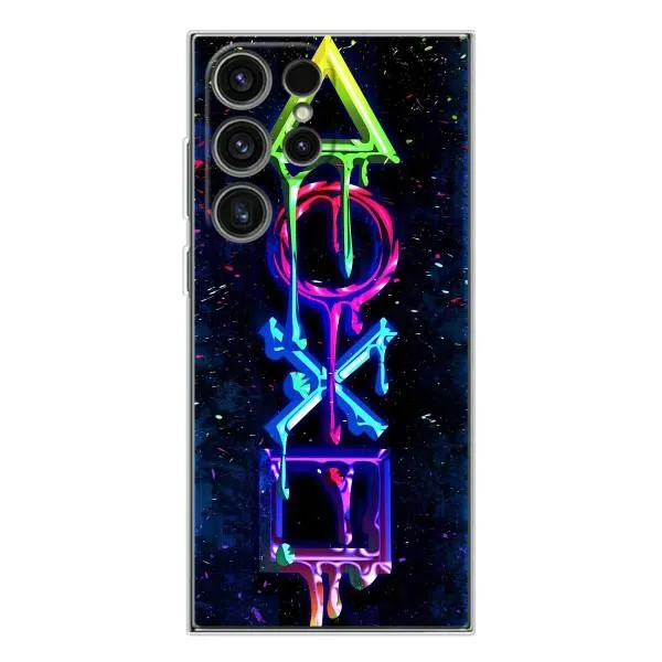 Чехол с принтом «Pleystation лого» для Samsung Galaxy S25 Ultra