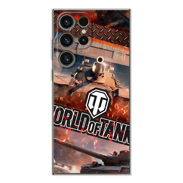 Чехол с принтом «World of Tanks» для Samsung Galaxy S25 Ultra