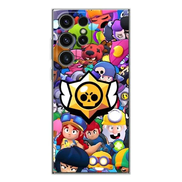 Чехол с принтом «Лого Brawl Stars» для Samsung Galaxy S25 Ultra Чехол с принтом «Лого Brawl Stars» для Samsung Galaxy S25 Ultra