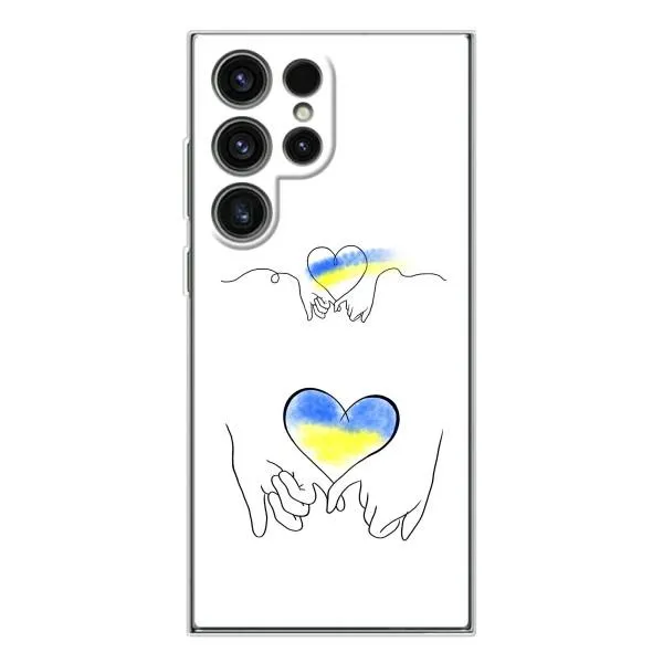 Чехол с принтом «Мир Украине» для Samsung Galaxy S25 Ultra