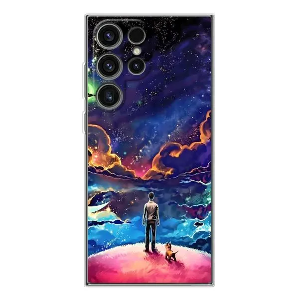 Чехол с принтом «Галактический вид» для Samsung Galaxy S25 Ultra