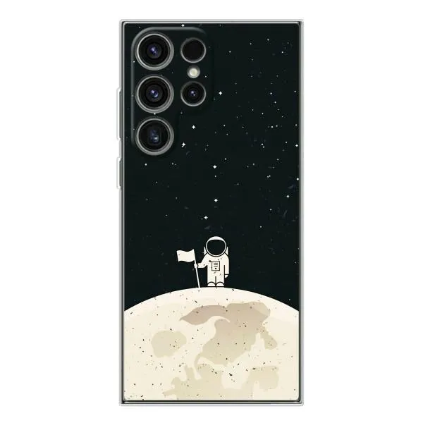 Чехол с принтом «На луне» для Samsung Galaxy S25 Ultra