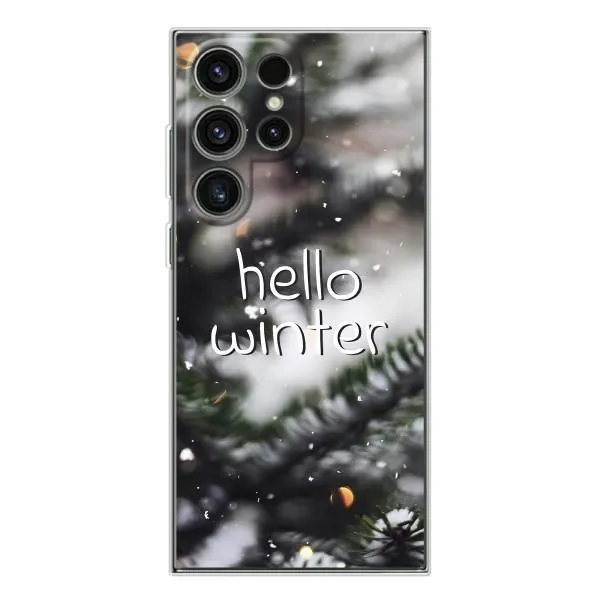 Чехол с принтом «Hello winter» для Samsung Galaxy S25 Ultra