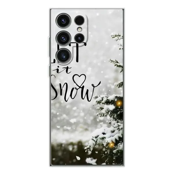 Чехол с принтом «Let it snow» для Samsung Galaxy S25 Ultra