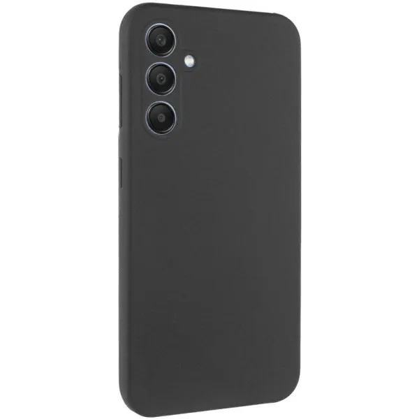 Чехол TPU GETMAN Liquid Silk Full Camera для Samsung Galaxy S25 / S24 — Черный — фото 1