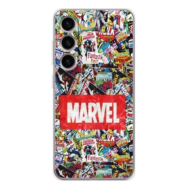 Чехол с принтом «Марвел комиксы» для Samsung Galaxy S25 Чехол с принтом «Марвел комиксы» для Samsung Galaxy S25