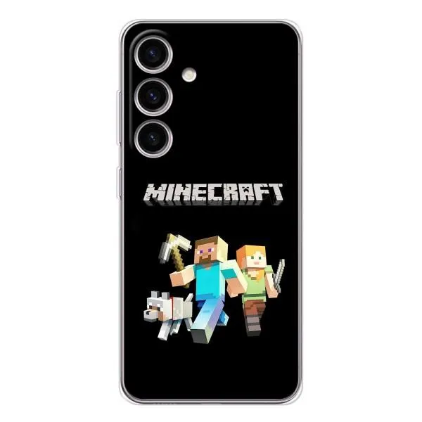 Чехол с принтом «герои Minecraft» для Samsung Galaxy S25 Чехол с принтом «герои Minecraft» для Samsung Galaxy S25