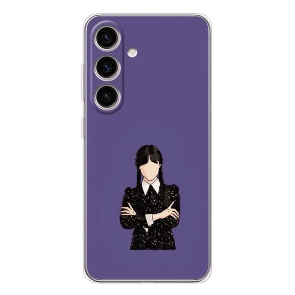 Чехол с принтом «Уэнздей в черном» для Samsung Galaxy S25