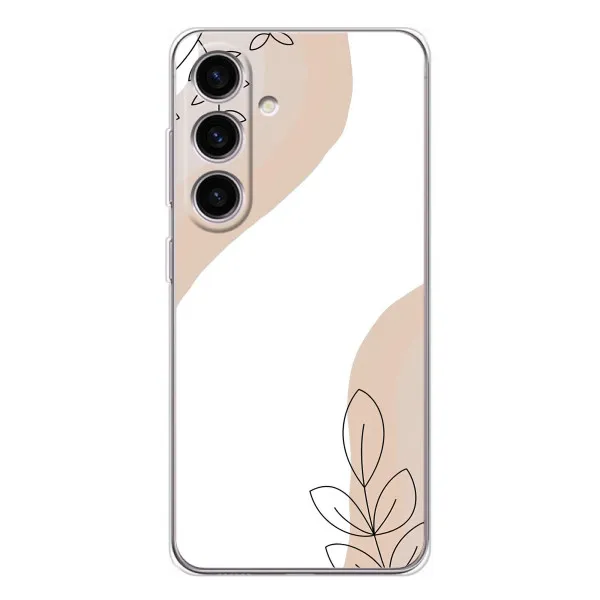 Чехол с принтом «Нюдовая веточка абстракция» для Samsung Galaxy S25