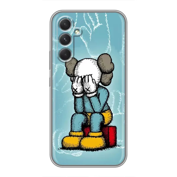Чохол з принтом «Плач Bearbrick» для Samsung Galaxy S26 Edge