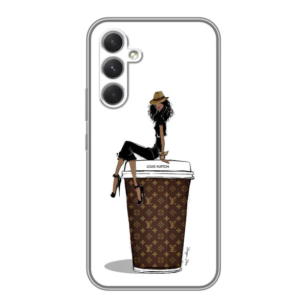 Чохол з принтом «кава LOUIS VUITTON» для Samsung Galaxy S26 Edge
