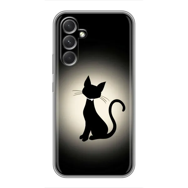 Чехол с принтом «Силуэт котика» для Samsung Galaxy S26 Edge