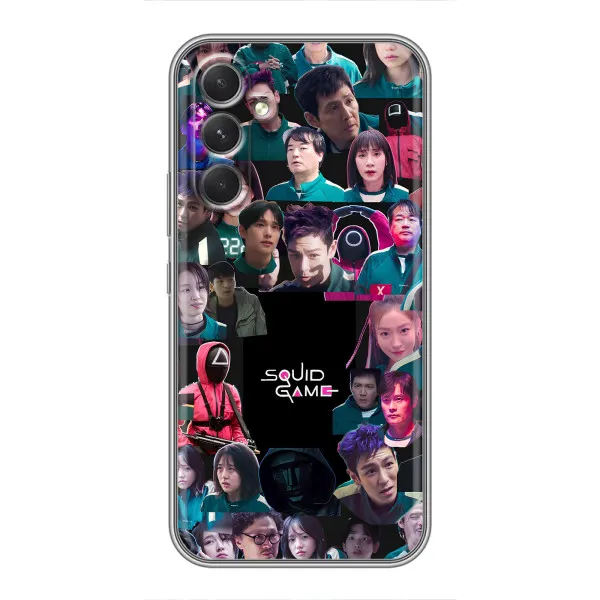 Чехол с принтом «Коллаж Игра кальмара» для Samsung Galaxy S26 Edge